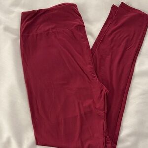 Women's High-Waist Raspberry Leggings